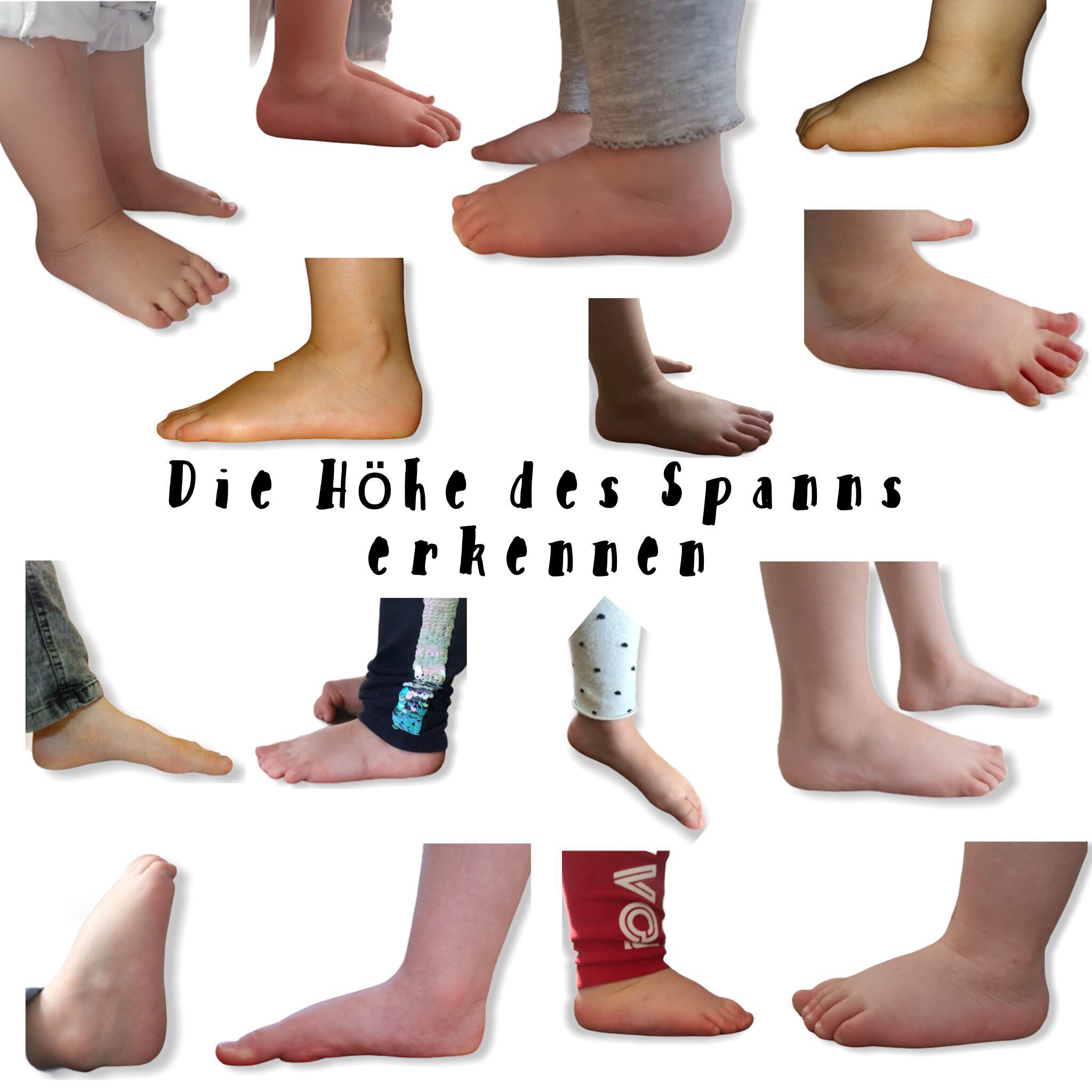 die Höhe des Spanns erkennen | Barfuß-Kinder.de