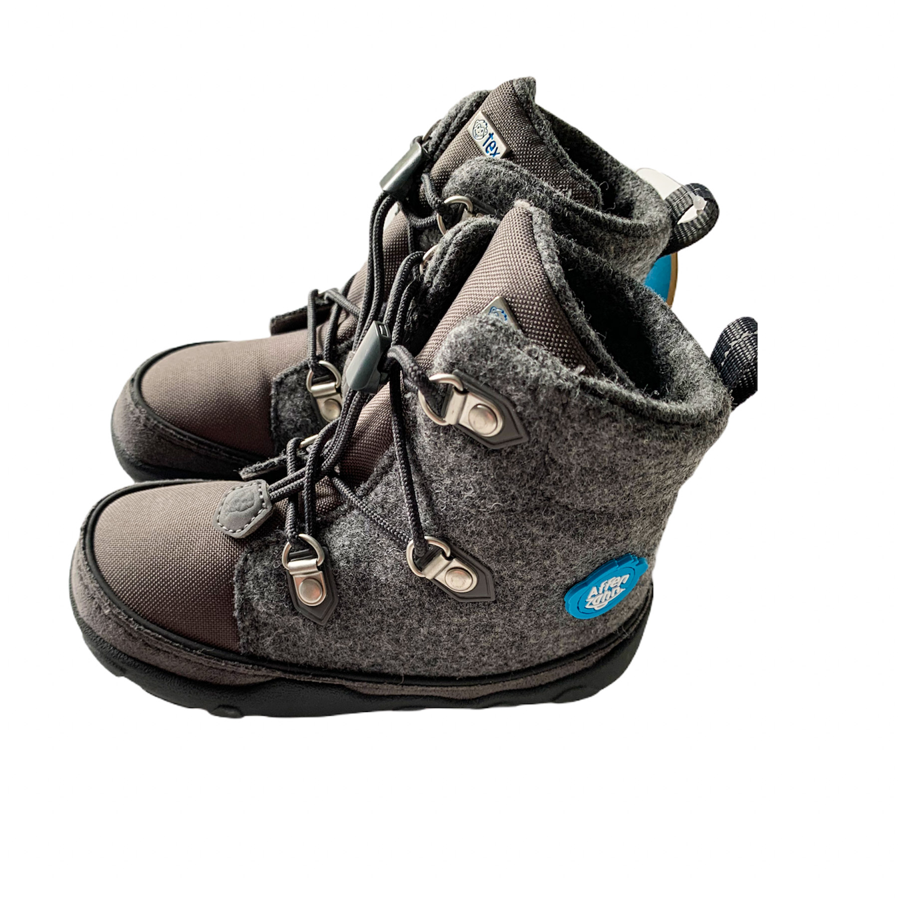 Kinderschuhe Affenzahn Winterstiefel Grau Affenzahn Winterstiefel
